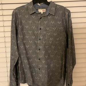 1901 button down patterned shirt